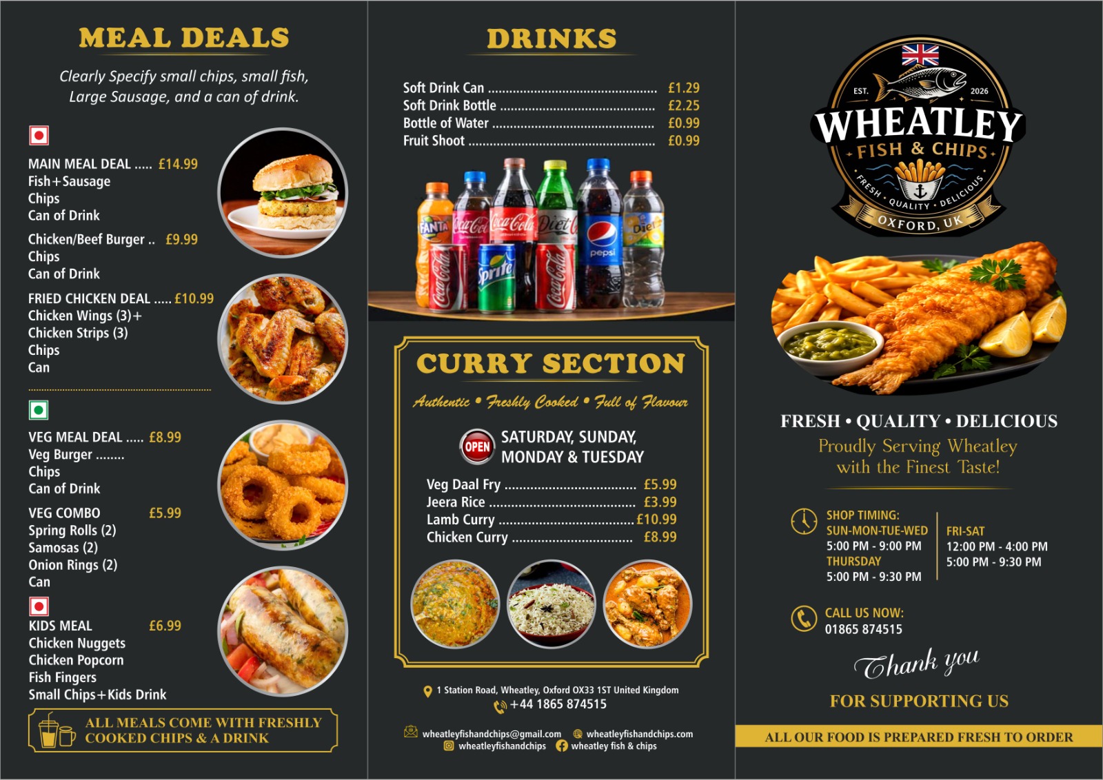 wheatley chips curries menu